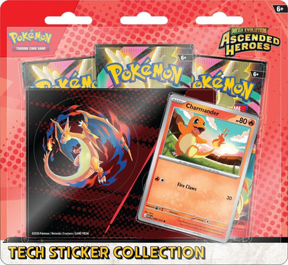Mega Evolution: Ascended Heroes Tech Sticker Collection (Charmander)