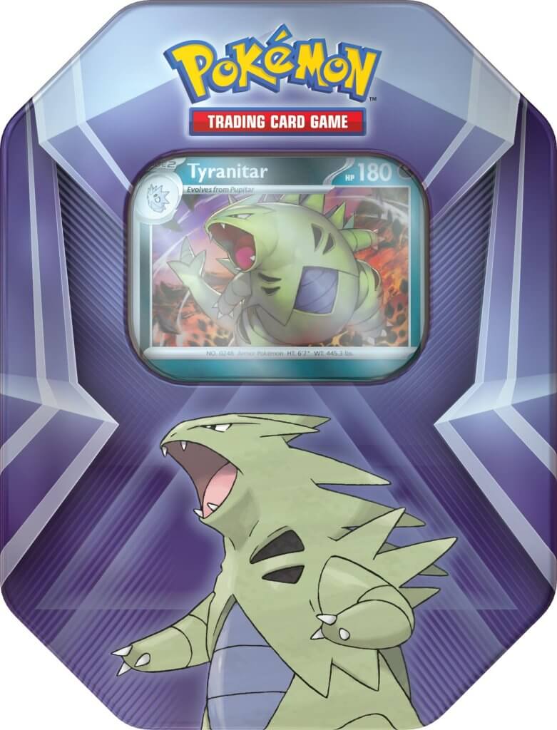 Pokemon TCG Tyranitar Tin
