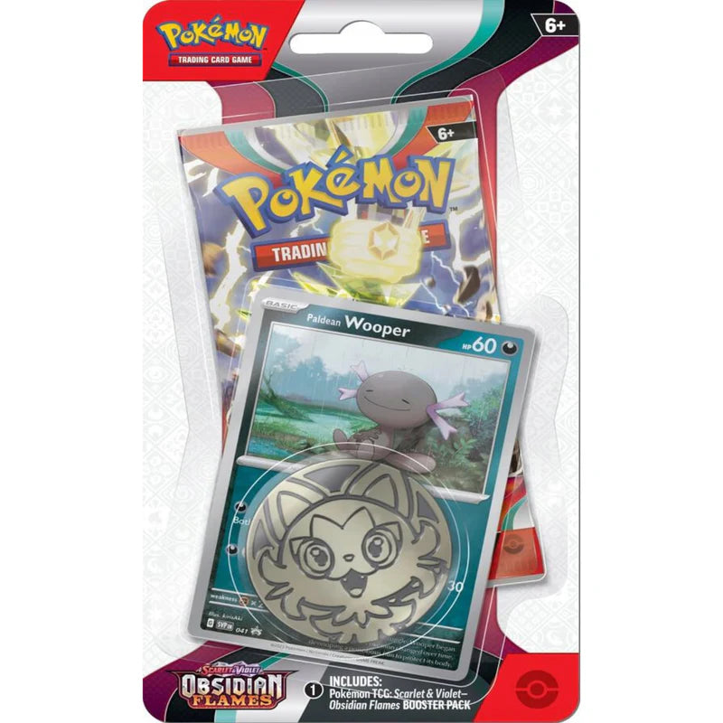 Obsidian Flames Blister Pack - Wooper
