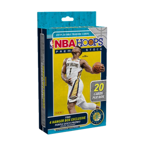 Panini 2019-20 Hoops Premium NBA Basketball Trading Cards Hanger Box - 20 Cards