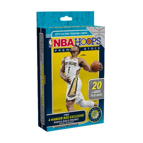 Panini 2019-20 Hoops Premium NBA Basketball Trading Cards Hanger Box - 20 Cards