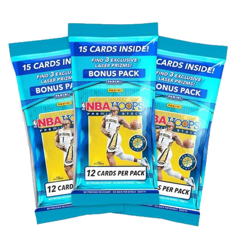 Panini 2019-20 Hoops Premium NBA Basketball Trading Cards Multi Pack- 12 Cards