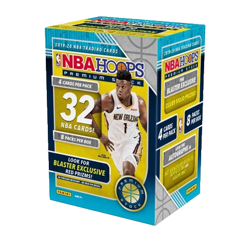 Panini 2019-20 Hoops Premium NBA Basketball Trading Cards Blaster Box- 32 Cards