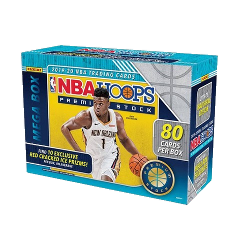 Panini 2019-20 Hoops Premium NBA Basketball Trading Cards Mega Box- 80 Cards