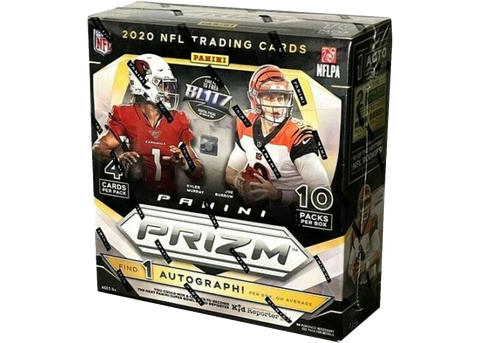 2020 Panini Prizm NFL Football Trading Cards Mega Box - 40 Cards